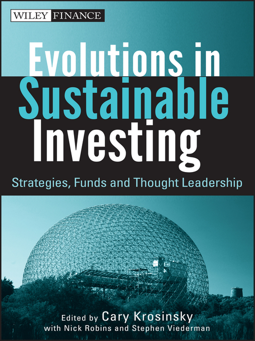 Cover image for Evolutions in Sustainable Investing